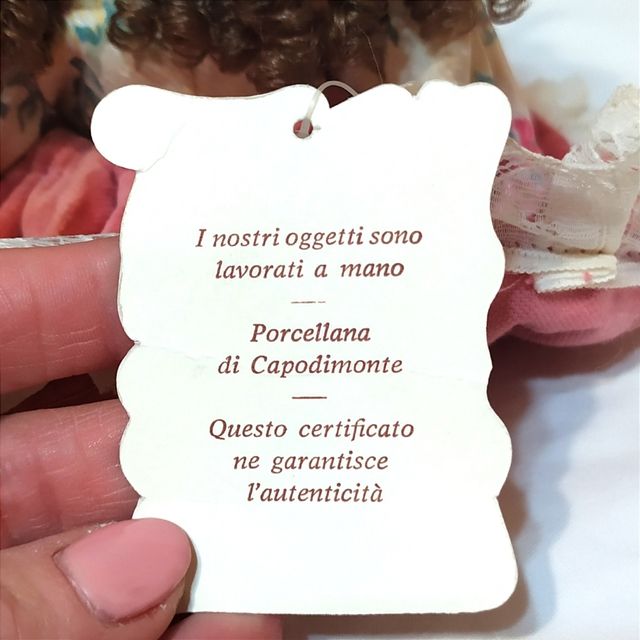 Bambola porcellana Capodimonte