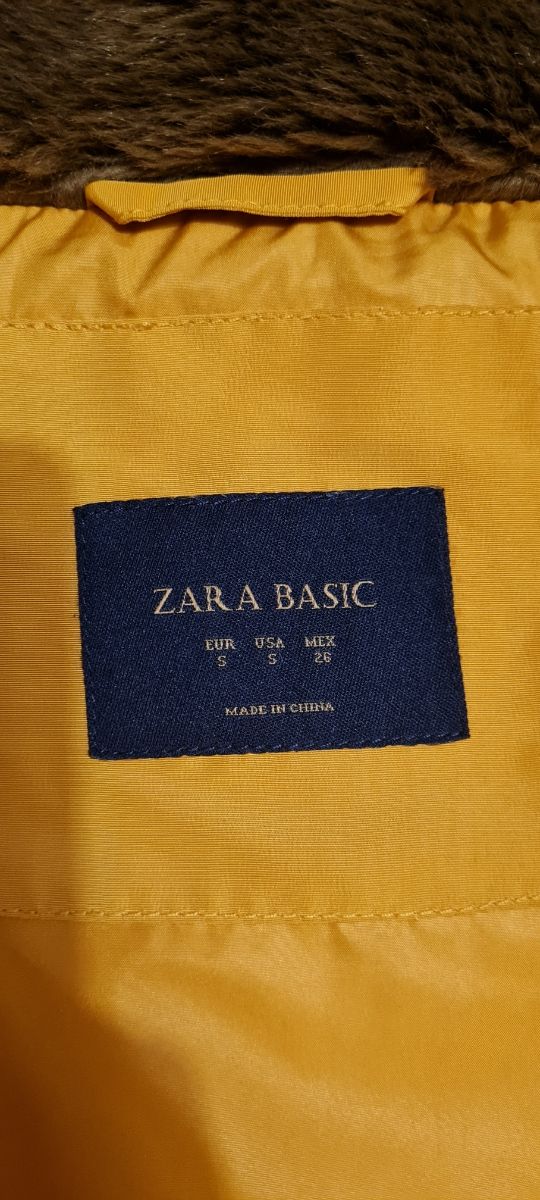 CAZADORA ZARA MOSTAZA