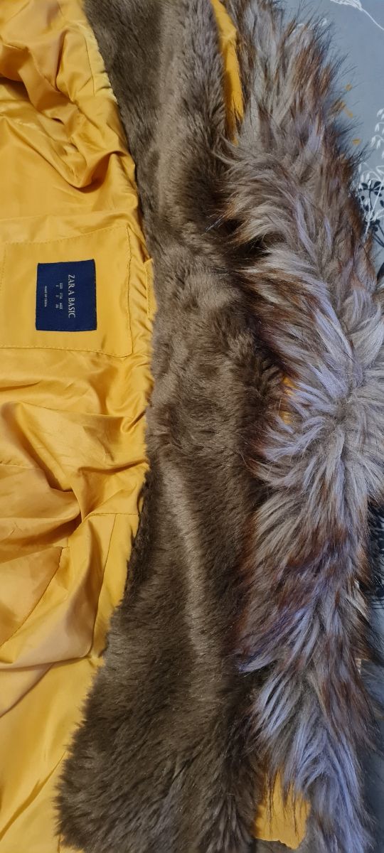 CAZADORA ZARA MOSTAZA