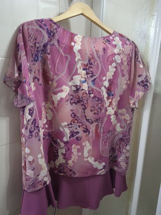 Traje de chaqueta y camisa talla grande