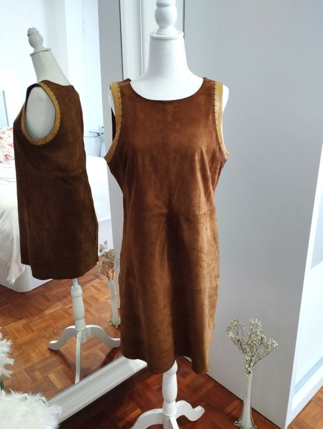 Vestido de ante Morgan 🤎