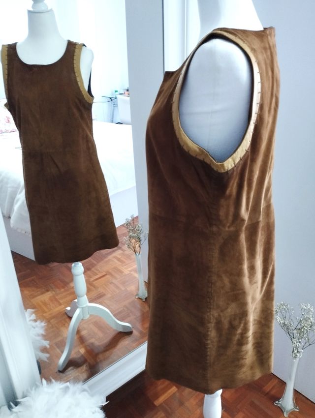 Vestido de ante Morgan 🤎