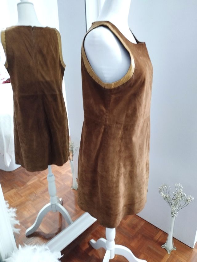 Vestido de ante Morgan 🤎