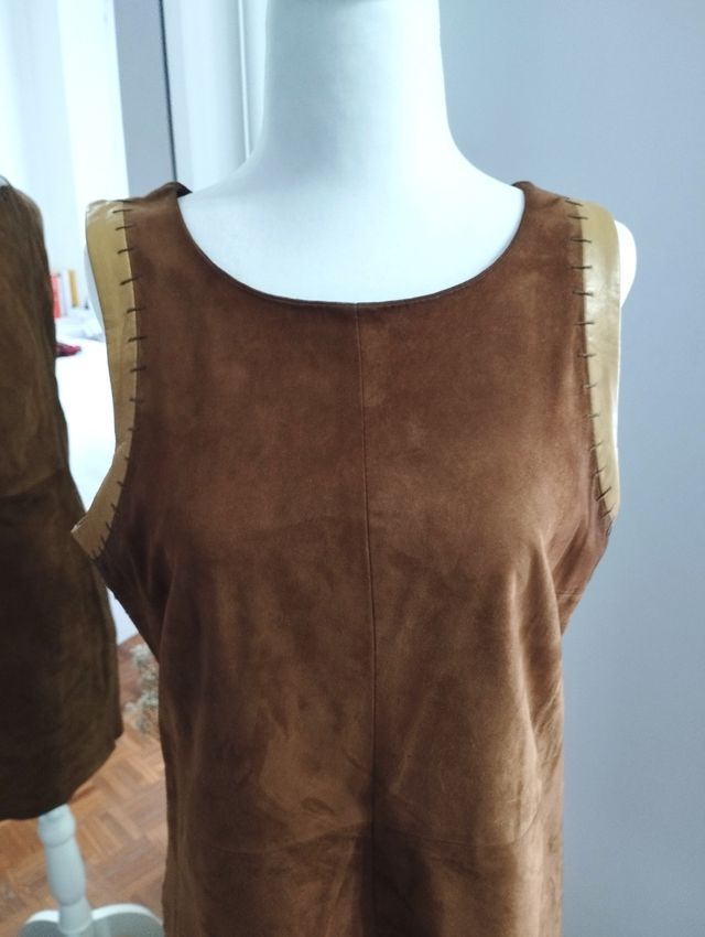 Vestido de ante Morgan 🤎