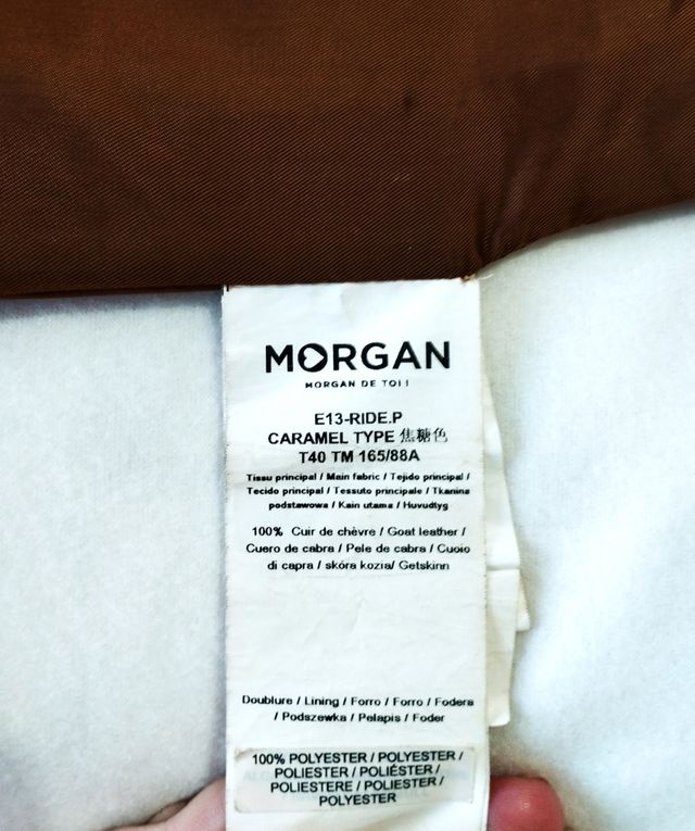 Vestido de ante Morgan 🤎