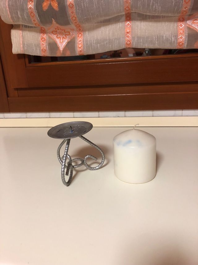 Candela e porta candela