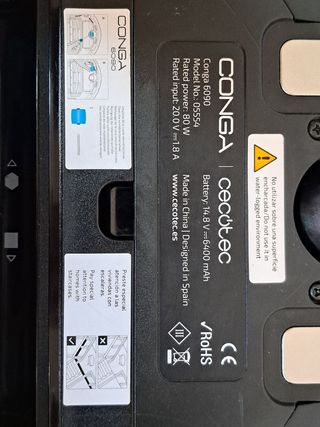 Cecotec Robot Aspirador y freg Conga 6090 Ultra