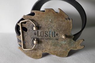 Borchia cintura Loser motivo Asso di Picche