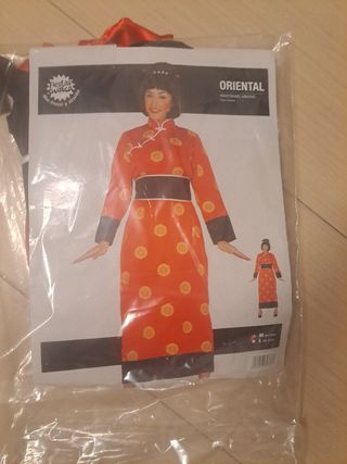 Disfraz mujer oriental chiná japonesa 