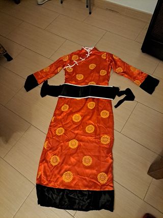 Disfraz mujer oriental chiná japonesa 