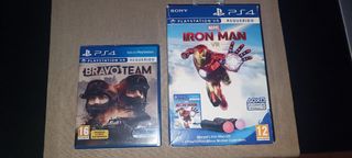 VR play 4 + move iron man + palancas Sony ps4