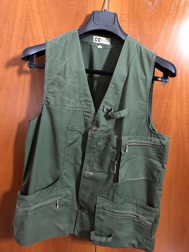 giubbotto smanicato da pesca