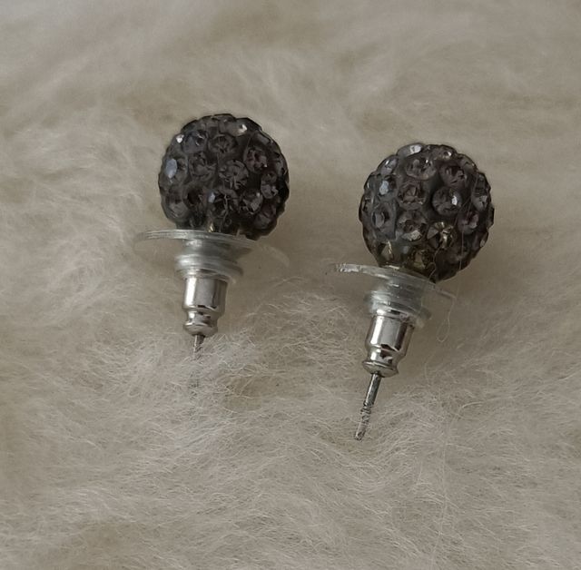 Pendientes plateados