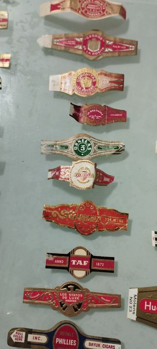 Vitolas de puros.