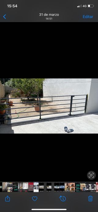 barandillas,  estructuras , puertas, todo hierro