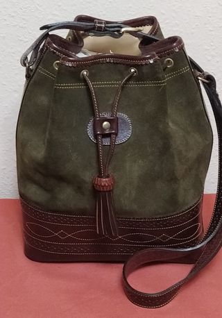 Bolso Ante y Cuero