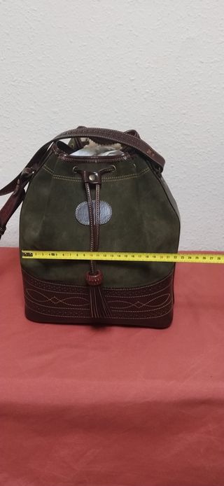Bolso Ante y Cuero