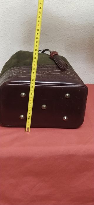 Bolso Ante y Cuero