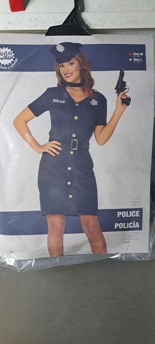 Disfraz mujer policía nacional