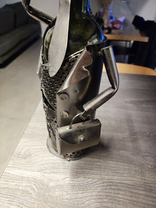 Porta bottiglie artigianale 