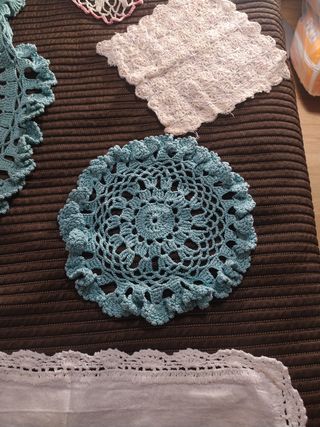 Lote tapetes ganchillo