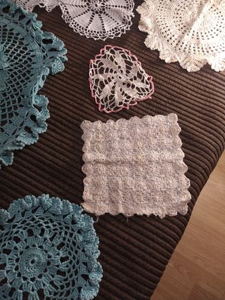 Lote tapetes ganchillo