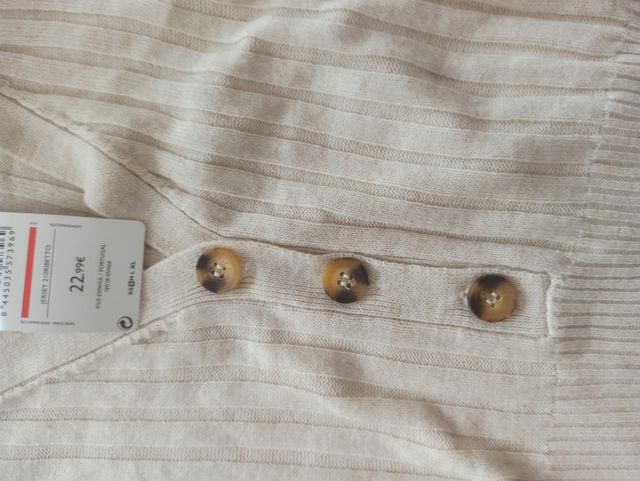 Chaqueta Jersey casual talla S. Mango