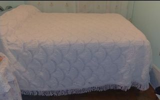 Colcha ganchillo hecha a mano