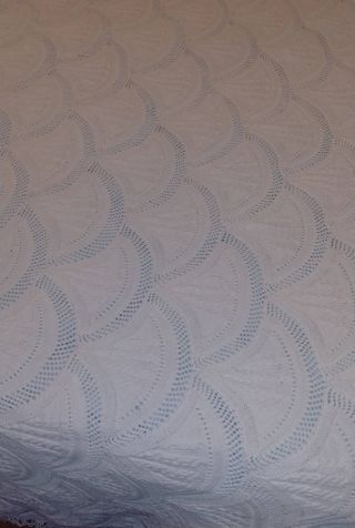 Colcha ganchillo hecha a mano