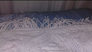 Colcha ganchillo hecha a mano