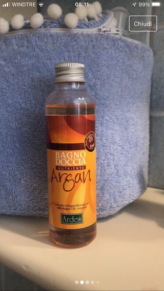 olio doccia Argan da viaggio