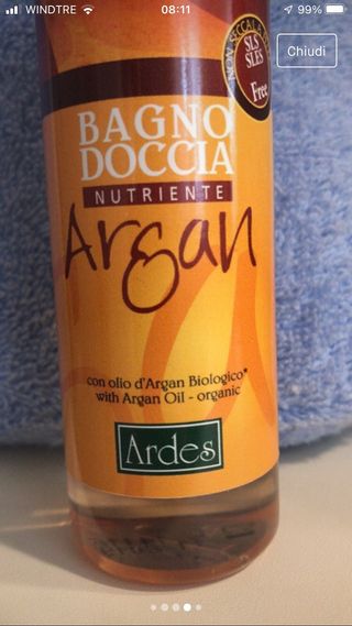 olio doccia Argan da viaggio