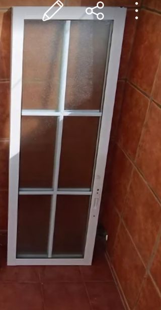 2 hojas aluminio y climalit