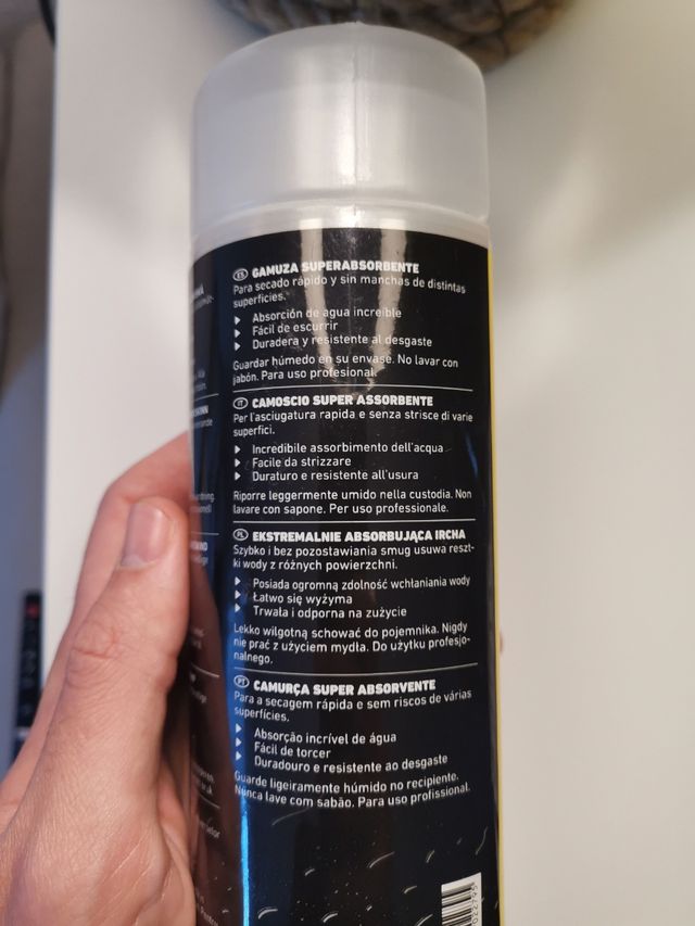 Gamuza superabsorbente