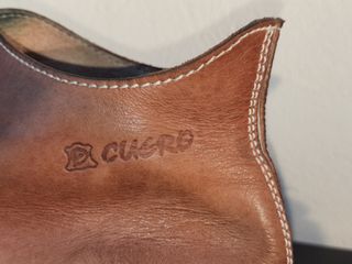 Botas de cuero pintadas hippies 37