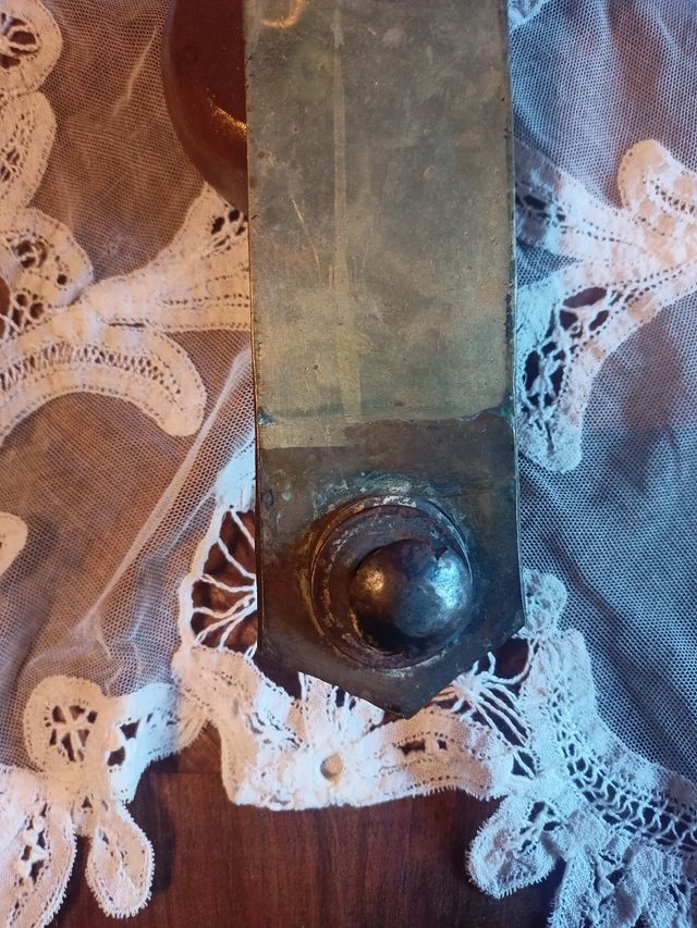 Llamador aldaba de puerta bronce macizo