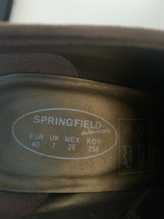 Botines Springfield color camel 40