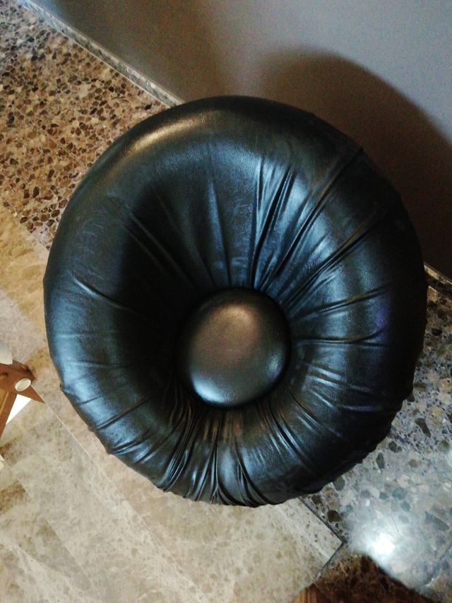 Puff negro/sillon
