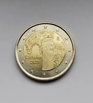 Moneda 2 euros España 2021 Toledo