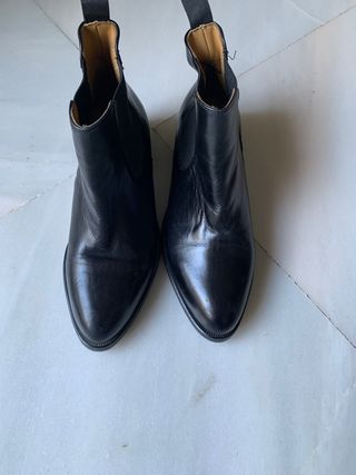 botines negros