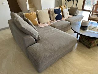 Sofa Gris Chaise Longue 4 Plazas Nuevo