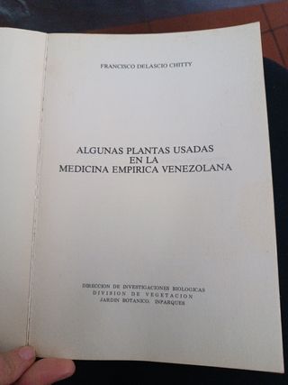 Plantas usada en la medicina Venezolana
