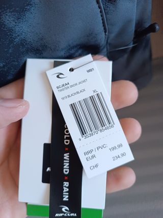 CHAQUETA RIP CURL SNOW NIEVE 