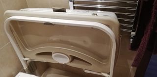 Bañera bebé marca Jane con cambiador