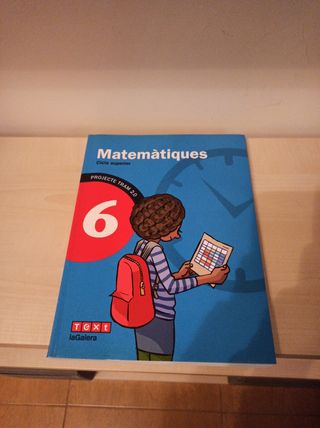 Libro Matemáticas6ISBN 978-84-412-2209-0