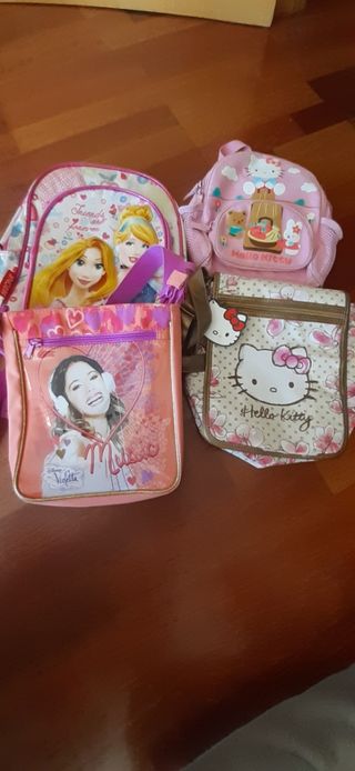 4 mochilas niña 2 a 6 años