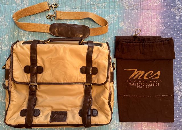 Borsa porta PC e documenti Marlboro Classic nuova