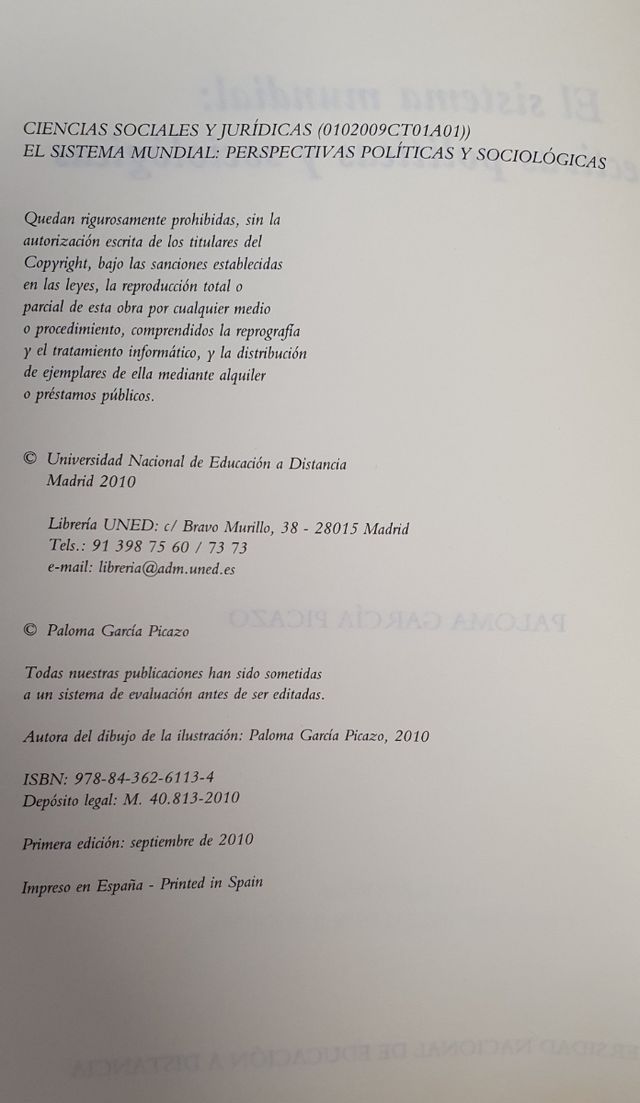 Libro UNED El Sistema Mundial