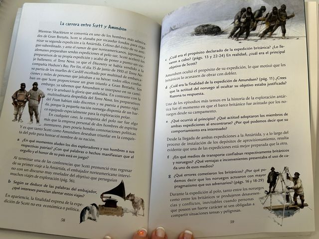 LIBRO SCOTT Y AMUNDSEN VICENS VIVES