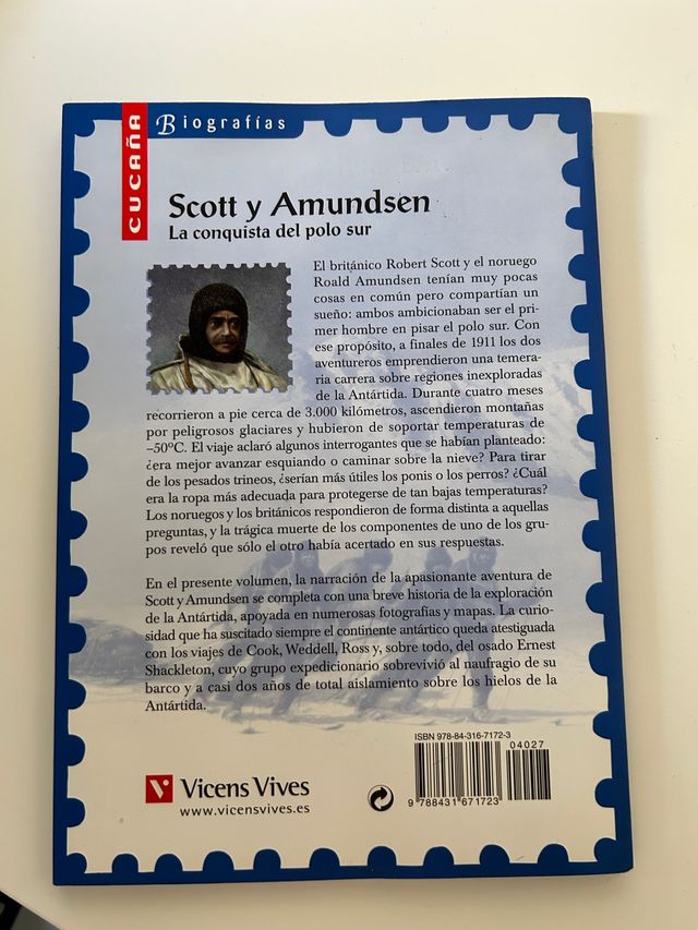 LIBRO SCOTT Y AMUNDSEN VICENS VIVES